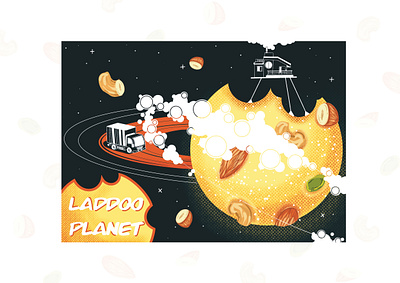 LADDOO PALNET - Storytelling branding project branding graphic design storytelling