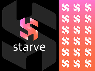 Starve, S Letter Logo Design 3d animation branding crypto engineering gfx gradient graphic design interface interiordesign logo logobrand logologo logos looking motion graphics s letter logo design typography ui