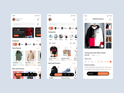 E Commerce Mobile app app buy design e commerce ecommerce design app emommerce fashion fashion app fashion design mobile app mobile design online shopping online store project sell shop shopping app store ui ux