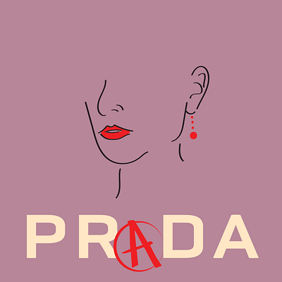 prada design graphic design illustration vector