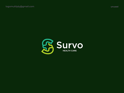 Survo logo design/ S logo brand identity branding business logo care logo company logo cross design health logo icon letter s logo logo design logomultiply logos medical logo s s logo