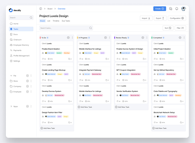 Task Tracker Interface design figma ui ux web 3 web design