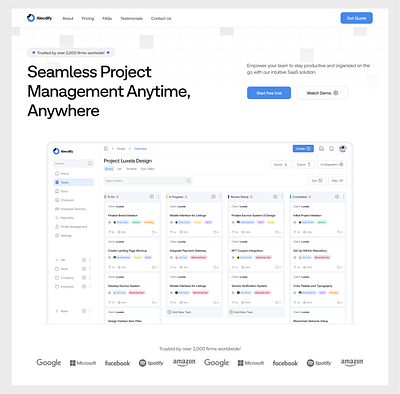 SaaS Product Hero Section design figma hero saas ui ux web design web3