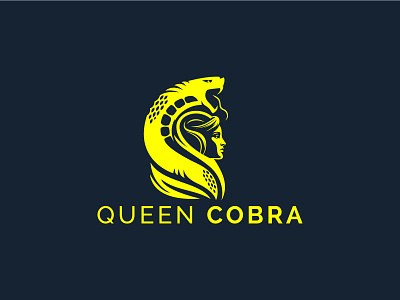 Queen Cobra Logo agression angry animal animals attack branding for sale graphic design head king cobra logo queen queen cobra snake ui unique logo ux vector venom viper