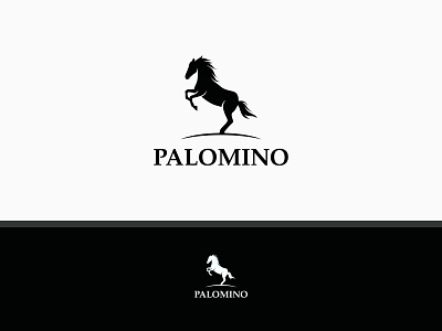 Palomino holding company abstract logo business corporate finance global growth holding company horse investment management minimalist modern design portfolio professional silhouette simple design stability strategy trust wealth