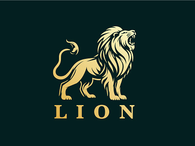 Lion Logo agency animal animals branding company corporate for sale graphic design king lion head lion logo lion for sale luxurious luxury roar strength strong ui ux vector logo