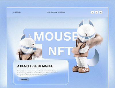 NFT Landing Page Interactions blockchain colors graphic design illustration logo motion graphics nft nft design nft landing page nft website nfts promo landing page promo website ui web design website design