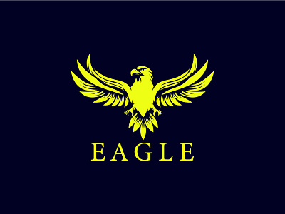 Eagle Logo agency alcon logo america bird black eagle company eagle flight fly flying freedom graphic design hawk logo outdoor ui ux vector wing wing logo wings