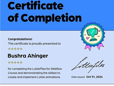 Lottiefiles major milestone accolade achievement json lottiefiles milestone