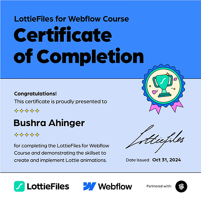 Lottiefiles major milestone accolade achievement json lottiefiles milestone