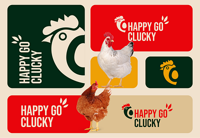 Happy Go Clucky® | Branding | Visual Identity brandidentity branding brandingmagic creativedesign designprocess logoart logodesign