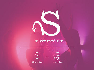 Logo Design for Silver Medium adult brand adult logo club brand club logo fashion brand graphic design letermark lettermark logo logo logo design sexual brand sexual fashion sexual logo