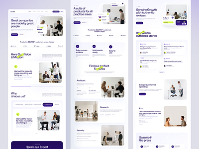 Saasmo-Saas website design Omotive clean design home page kit landing page minimal responsive saas saas website saas website design ui ui8 uidesign userexperience userinterface uxdesign web web site webdesign website