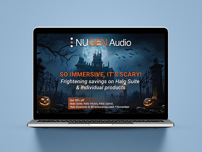 Banner Design for NUGEN banner banner design brand branding design digital digital art graphic design halloween identity branding minimal modern post design poster social media social media post story story design web banner website banner