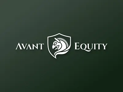 Avant Equity logo abstract business corporate elegant enterprise finance global growth holding company innovation investment management minimalist modern professional stability strategy strong trust wealth