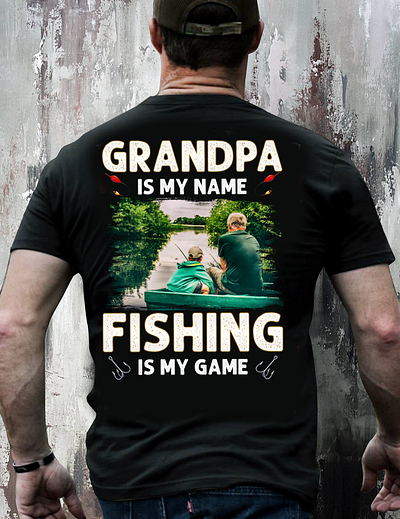 Fishing Grandpa T-Shirt fishing lover fishing tshirt tshirt design