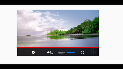 Daily UI Challenge #057 challenge css dailyui day57 html player video videoplayer website