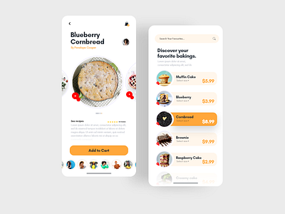 A mobile app dedicated to Catering app design mobile app product design ui