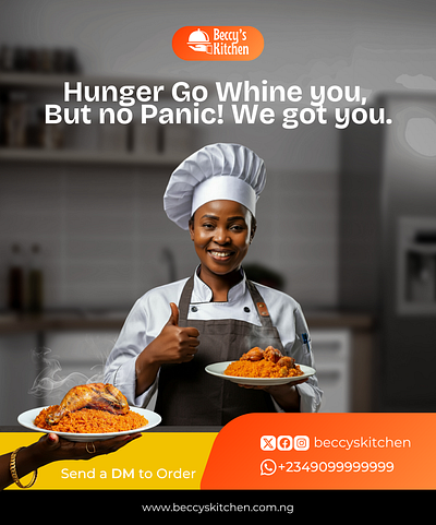 Beccy’s Kitchen poster design designs flyer graphic design jobs logo poster social media