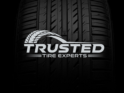 Tire shop logo design automotive wheel tire truck transport