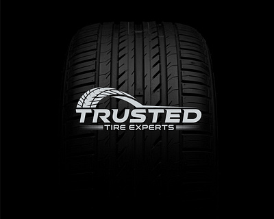 Tire shop logo design automotive wheel tire truck transport