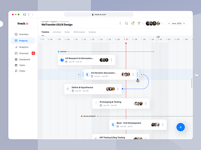 Project Roadmap UI branding graphic design ui