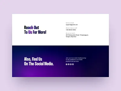 Contact-Us page UI concept contact us minimal simple subpage ui ux website design