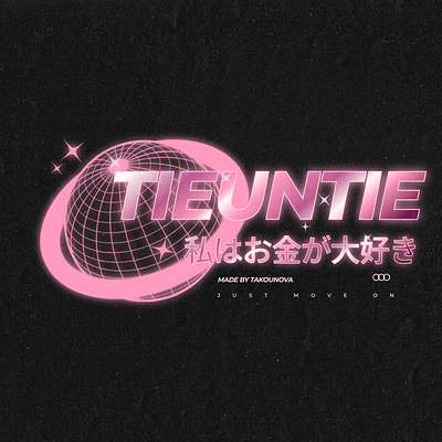 PINK TIEUNTIE MONEY branding logo