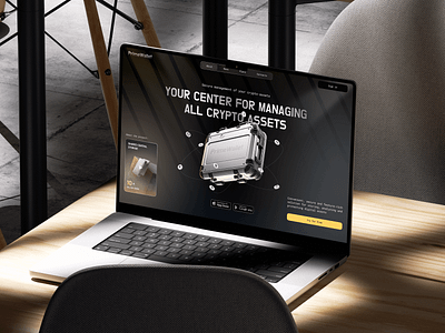 PrimeWallet - Secure management of your crypto assets Web design bank banking crypto cryptocurrency defi finance fintech invest landing page money platform saas site startup ui ux web web app web design website