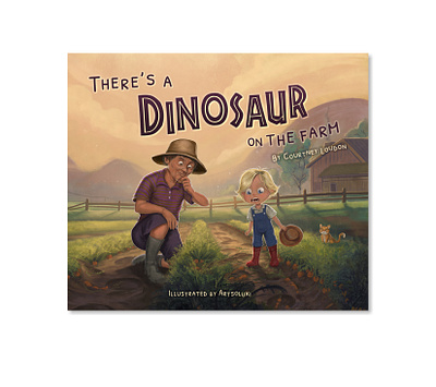 There’s a Dinosaur on the Farm childrensillustrator illustration