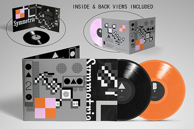 Gatefold Vinyl Mockup Pack gatefold vinyl mockup pack lp mock up mockup photoshop mockup product design record record label retro vintage vinyl mockup vinyl record mockup