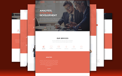 BUS: A data analysis website design 3d animation branding data design graphic design logo motion graphics ui uiux web design website