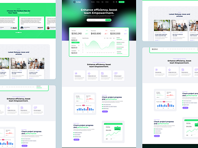 Task Management Website UI/UX Design collab design creative collaboration design design process design team dribbble landing page design team collab team creativity team work ui user experience design user interface design ux webdesign work together