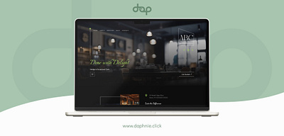 Restaurant Website Template culinary website daphnie daphnie andam design inspiration dining experience food beverage design menu showcase responsive design restaurant website uiux web design web templates website template