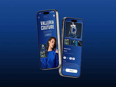 Valleria Fashion App Ui Concept Evogria concept design ui design