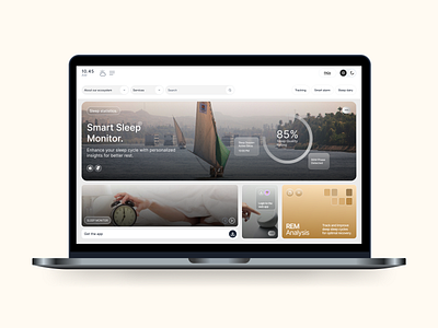 A Platform for Smart Sleep Monitor alarm animation sleeptracker ui web
