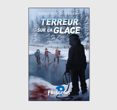 Terreur sur la glace illustration illustrator