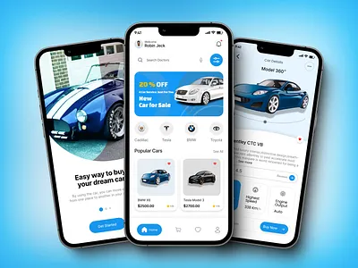 Electric Car Mobile App-UI/UX Design app design figma design ios design landing page design mobile app design product design responsive design screenshot design ui design ui ux