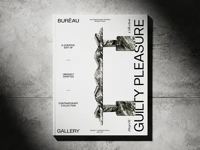 Cover Design for Bureau book cover cover design design furniture graphic design magazine visual