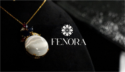 Fenora; jewelry brand identity brand identity branding customlogo designforjewelry elegantbranding graphic design jewelry branding jewelrybrand jewelrylogo logo logo design logo designer logo mark logotype luxury logo luxurybranding luxuryidentity minimalistbranding uniquebranding