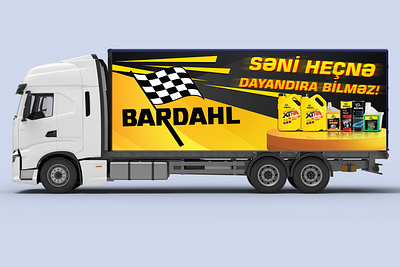 BARDAHL OIL ENGINE TRUCK PROMO branding graphic design