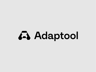 Adaptool Logo a a lettermark a logo abstract logo brand identity branding digital logo finance logo logo logo design m logo mark minimal logo monogram motor logo simple logo tech logo tool tool logo wrench