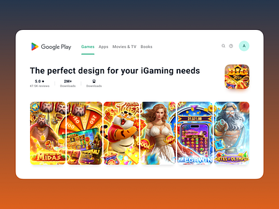 PWA for media buying creative design gambling games graphic design igaming illustration pwa slots ui