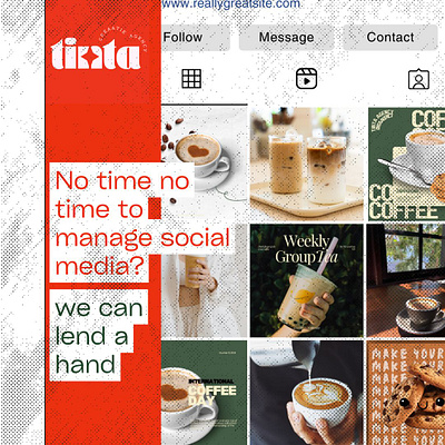 Cafe feed design branding graphic design post design social media design