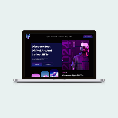 Discover the World of NFTs 🌐✨ app design designer mobil designer ui ux web design