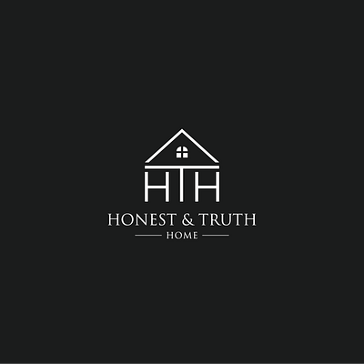 HTH Letter Home Logo branding creative logo design graphic design h letter home logo hth home logo illustration logo th home logo ui vector