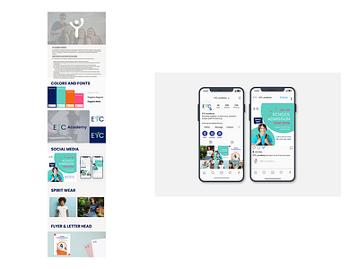 EYC Academy Brand Identity branding graphic design ui