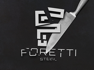 FORETTI-steel branding corporate branding graphic design illustration logo ui