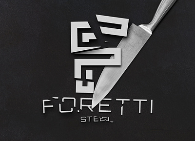 FORETTI-steel branding corporate branding graphic design illustration logo ui