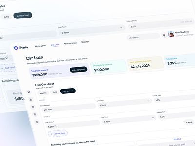 Banking Dashboard - Sharia admin analytics bank banking crm dashboard design finance graphs money product design saas sales send money